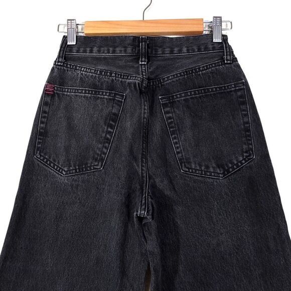 URBAN OUTFITTERS BDG Vintage Feel High-Waisted Baggy Jean Black 90s Grunge Y2k - Picture 8 of 11